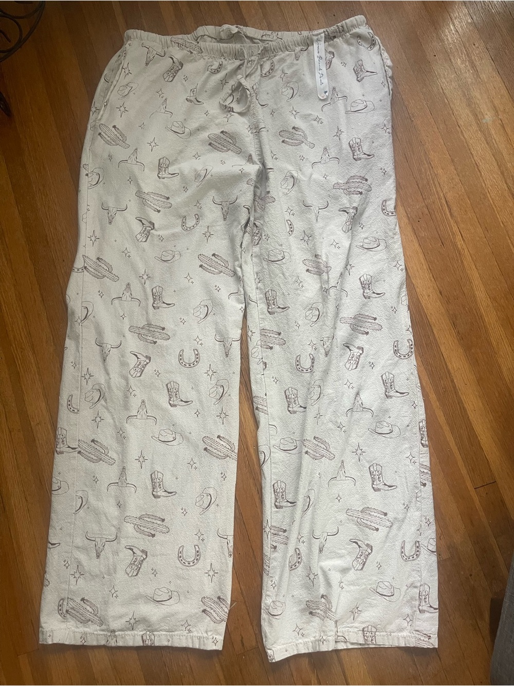 Linen blend wide leg beach pants size XL